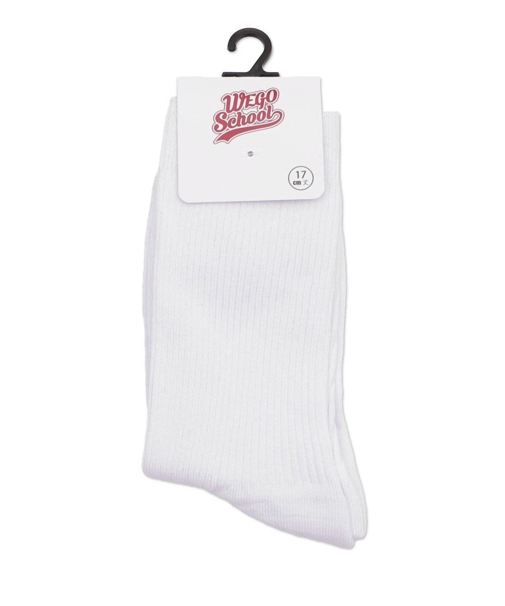 WEGO 【SCHOOLITEM】スクールクルーソックス 
