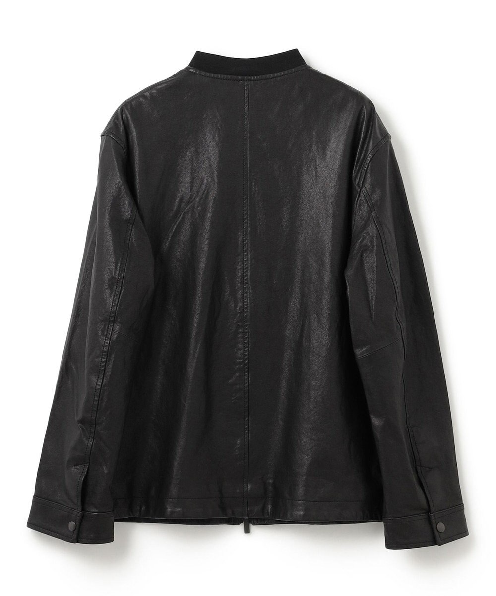 JOSEPH HOMME 新素材【シャツ感覚で羽織れる軽さ】シュリンクエアレザー　ブルゾン 
