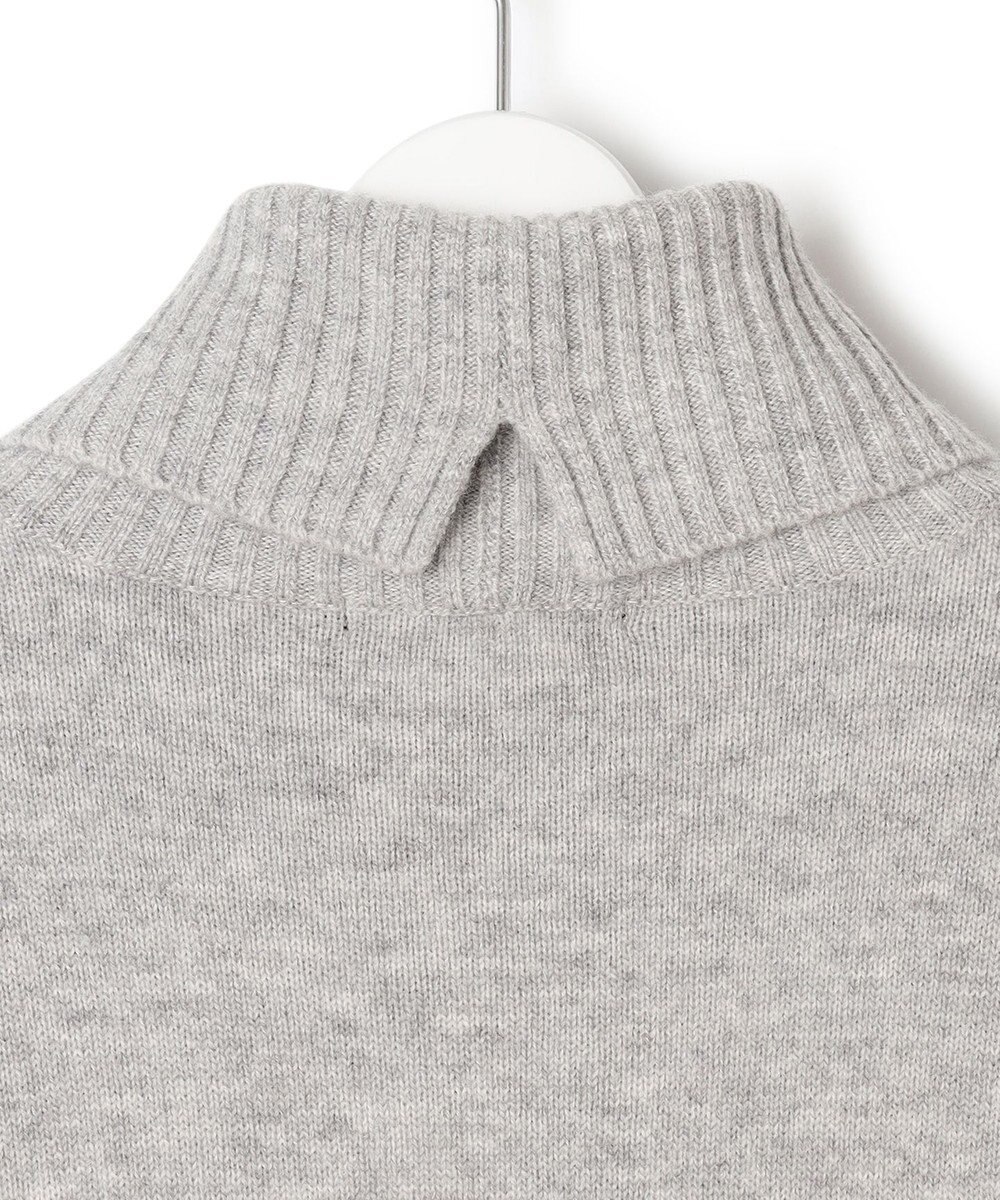 23区 【洗える】ウールカシミヤ タートルネック ニットワンピース 