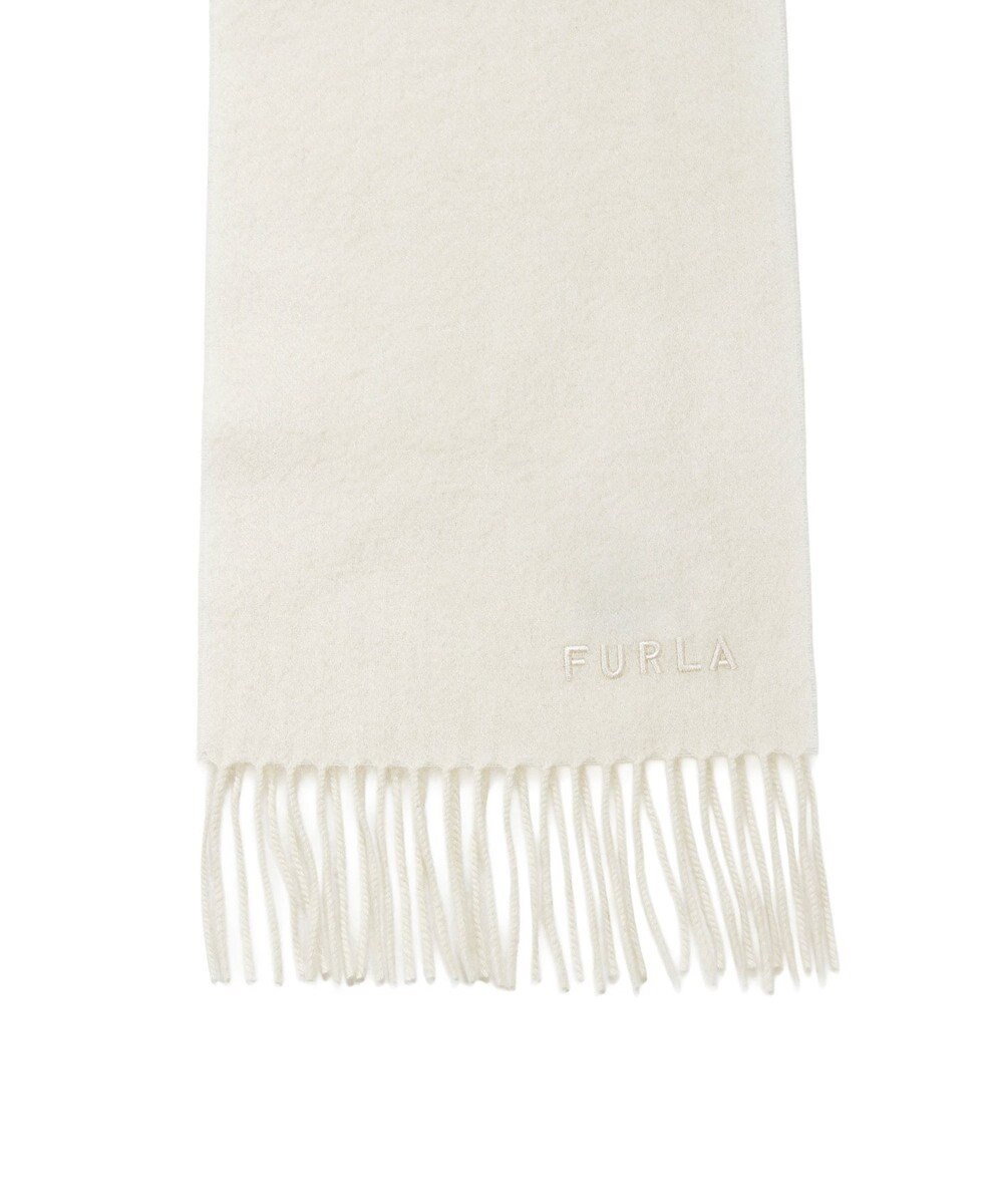 MOONBAT FURLA(フルラ）カシミヤ100％ 無地 プチマフラー 