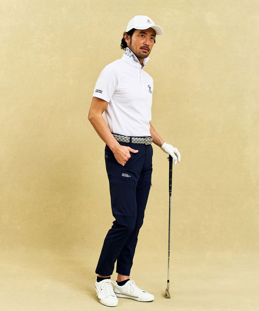 23区GOLF 【MEN】エイトムーブカノコ ストレッチポロシャツ 