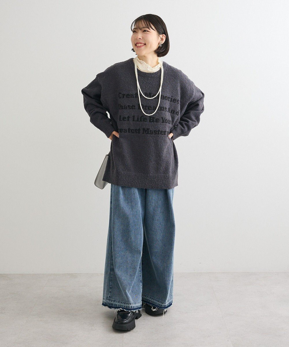 Green Parks 起毛レースプルオーバー 