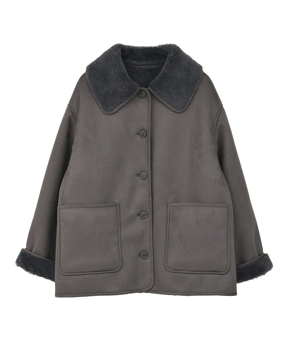 Green Parks フェイクムートンジャケット 