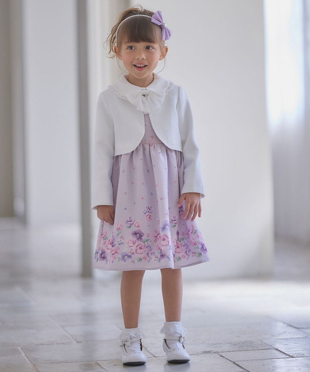 ANY KIDS ノーカラー ボレロ ジャケット 