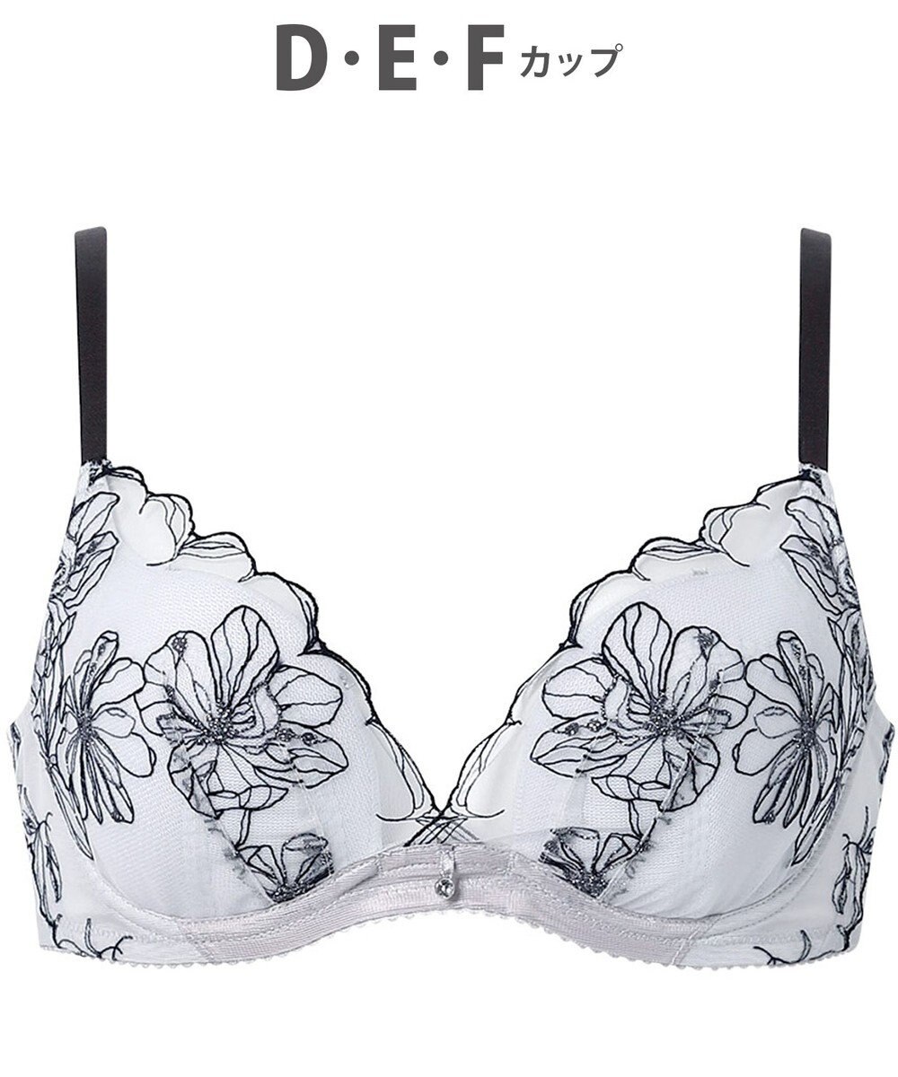 WACOAL ブラジャー 【夏めくブラ】 メッシュ素材(カップ) さらり爽快 バストメイク機能 夏 夏ブラ レディース BXB475 /ワコール 