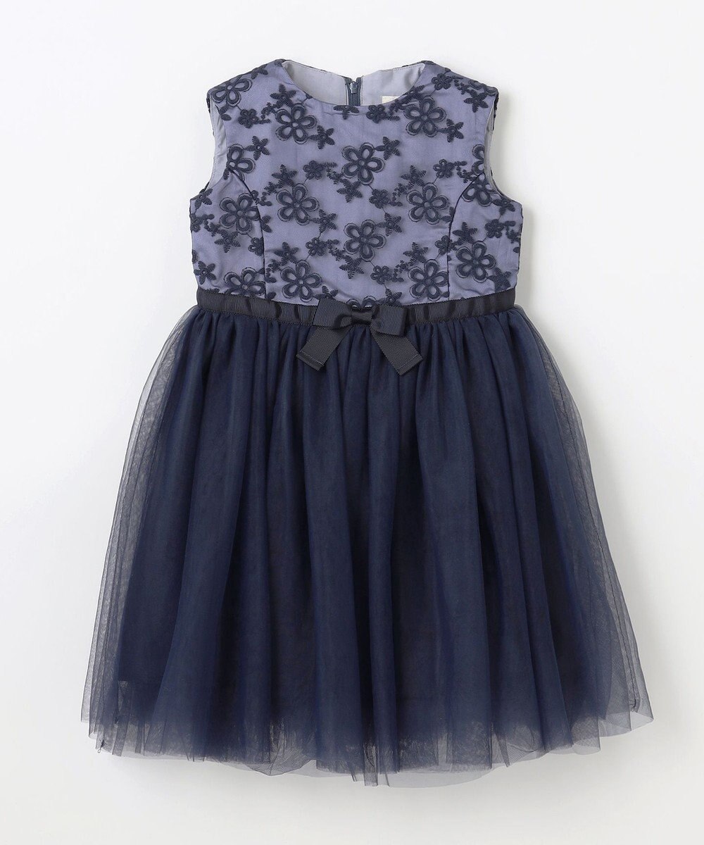組曲 KIDS 【110-140㎝】ブルーミングフラワー ドレス 