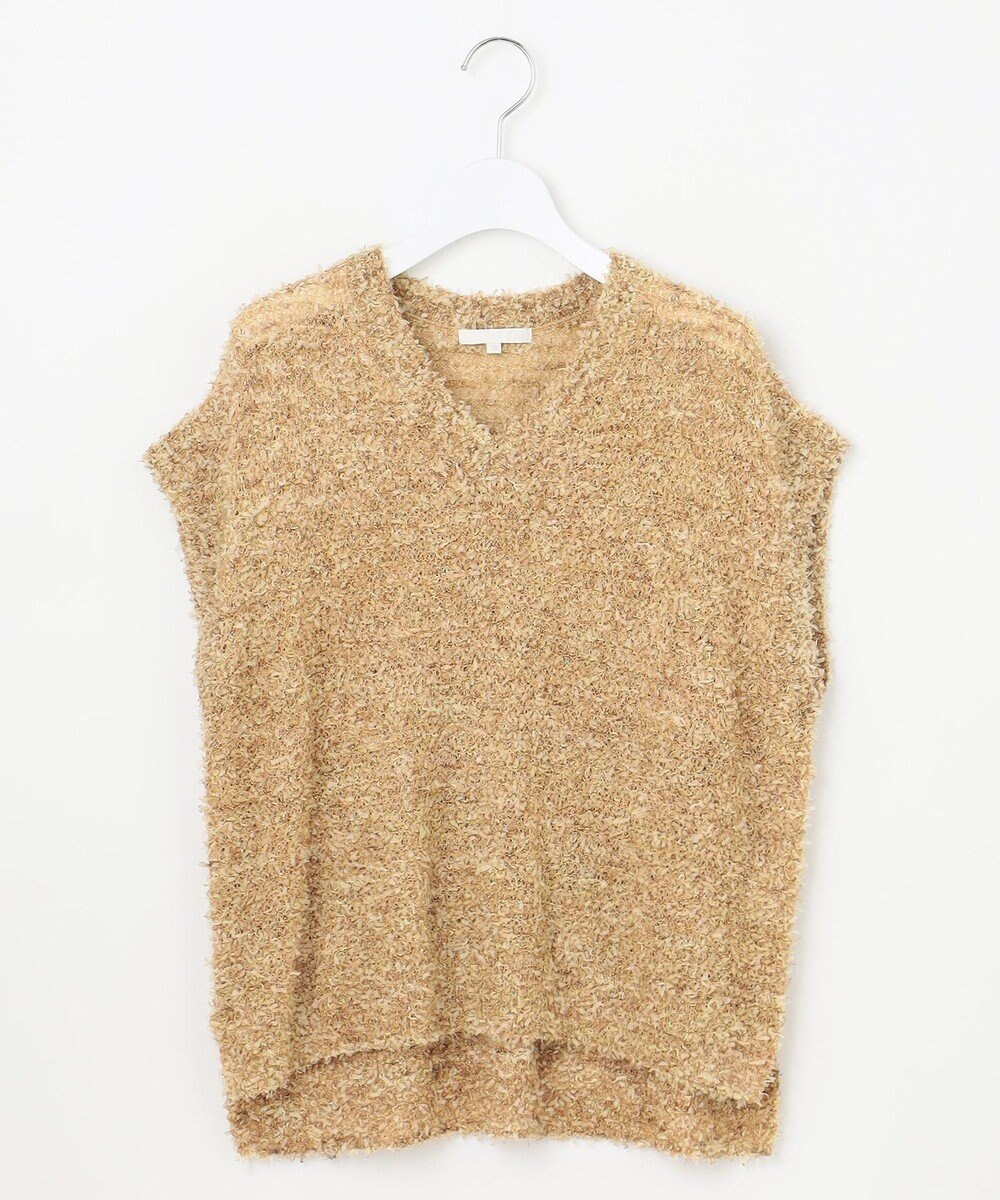 自由区 S ファンシーラメスラリット ニット 