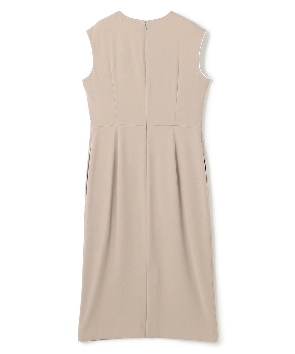 BEIGE， 【洗える・L-size】CINDY / クルーネックノースリーブワンピース 