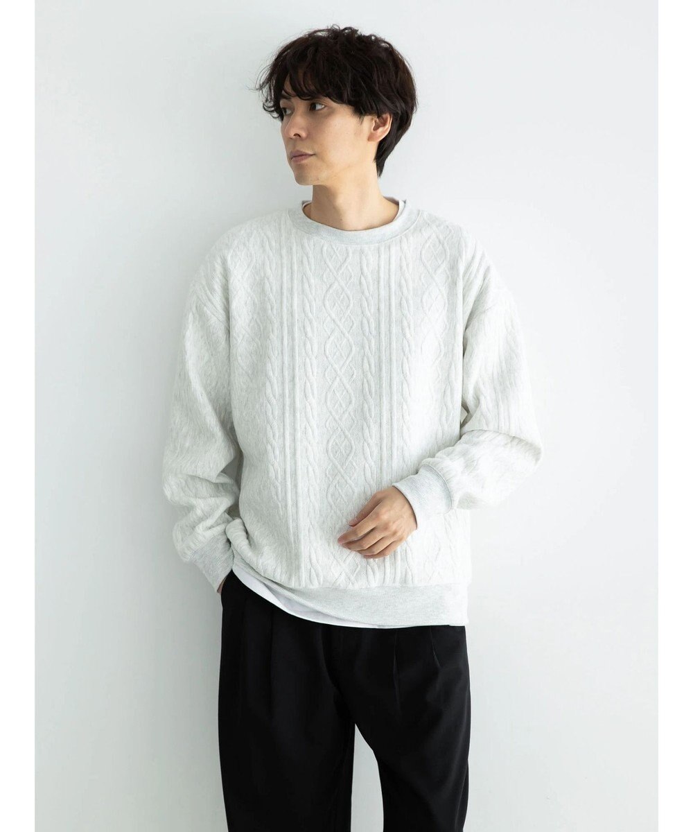 CRAFT STANDARD BOUTIQUE ケーブル柄カットプルオーバー2 