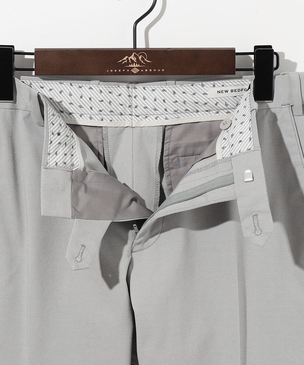 JOSEPH ABBOUD 【ウエストも伸びる!/ジャパンファブリック】シャンブレードビーストレッチ パンツ 