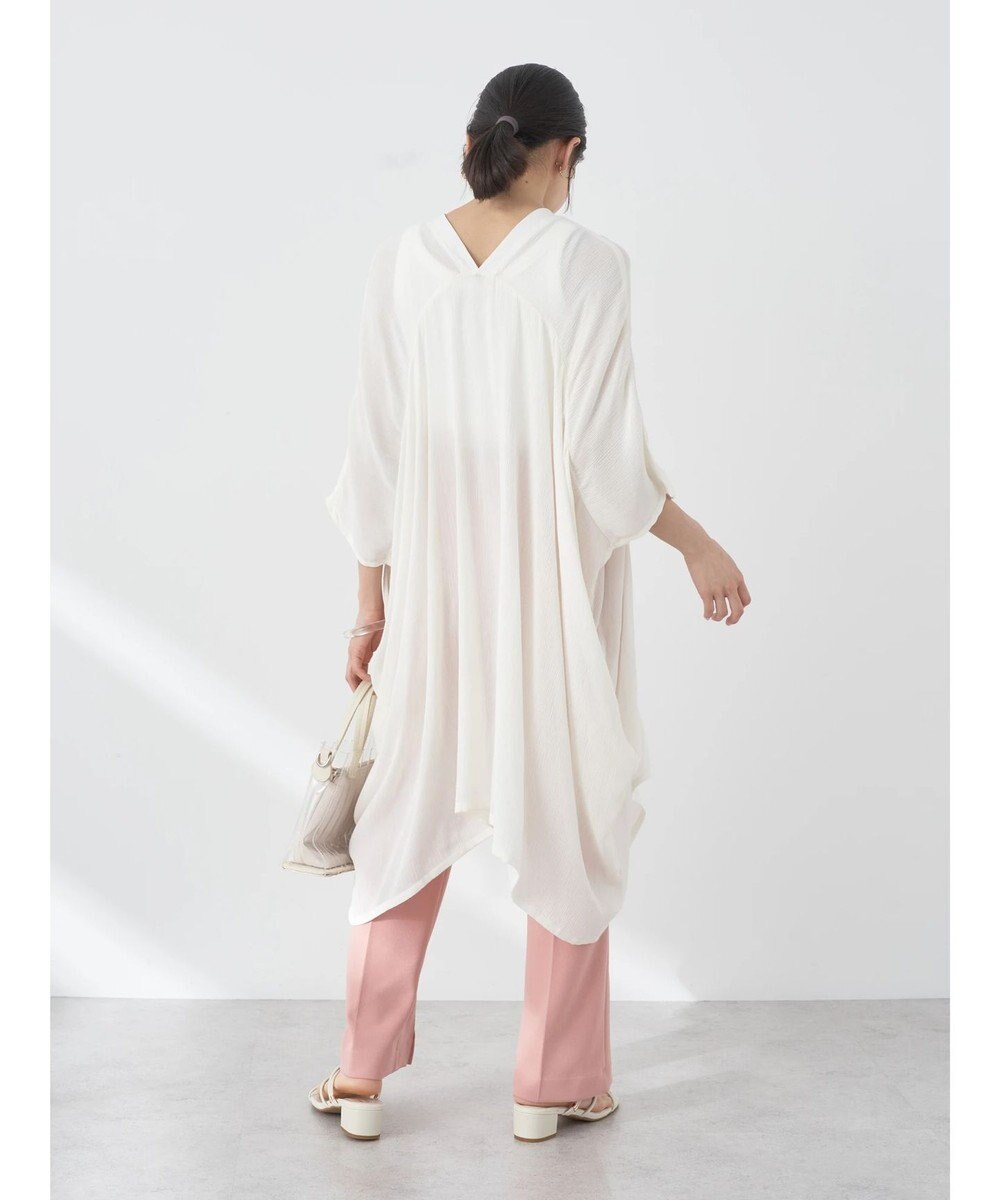 earth music&ecology レーヨンビッグシャツチュニック 