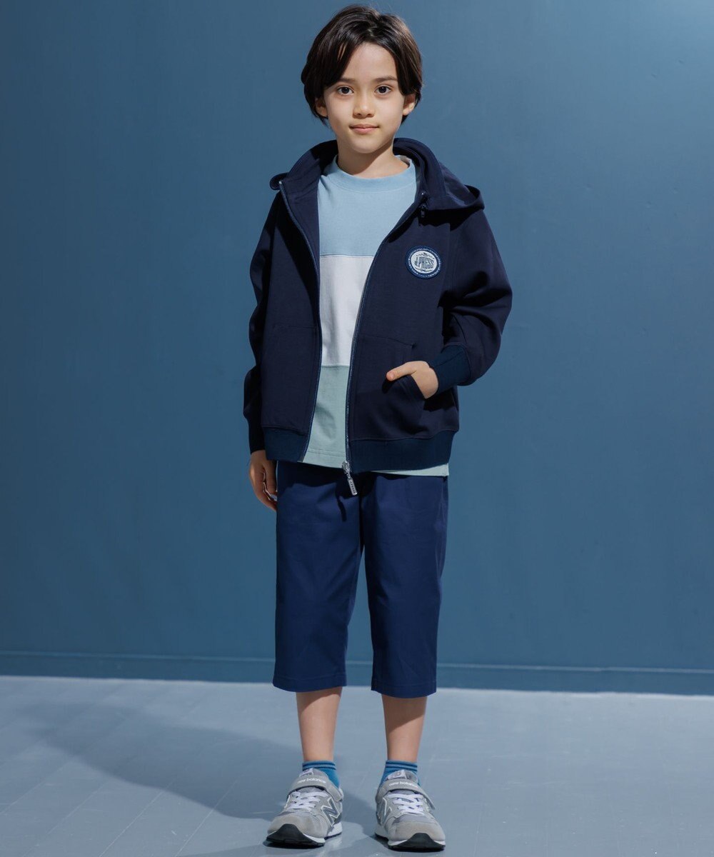 J.PRESS KIDS 【100-130cm】ダンボールニット ロゴ パーカー 