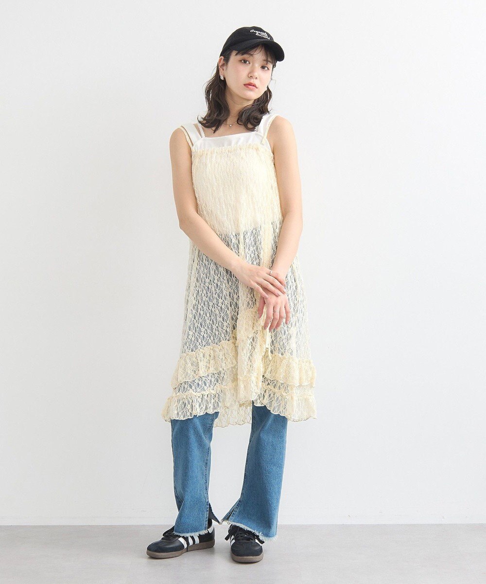 earth music&ecology ホルターレースキャミソール 