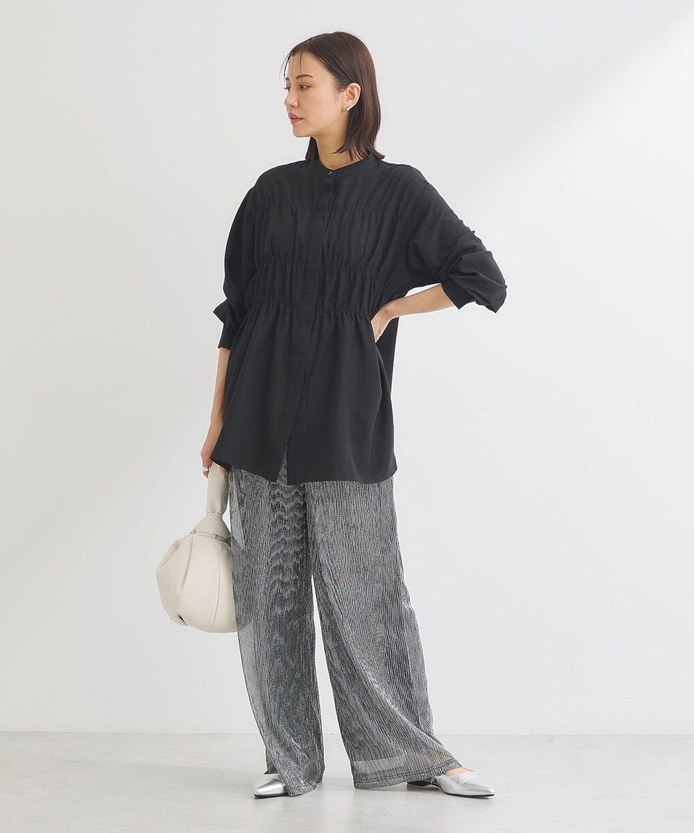 Green Parks シャーリングシャツチュニック 