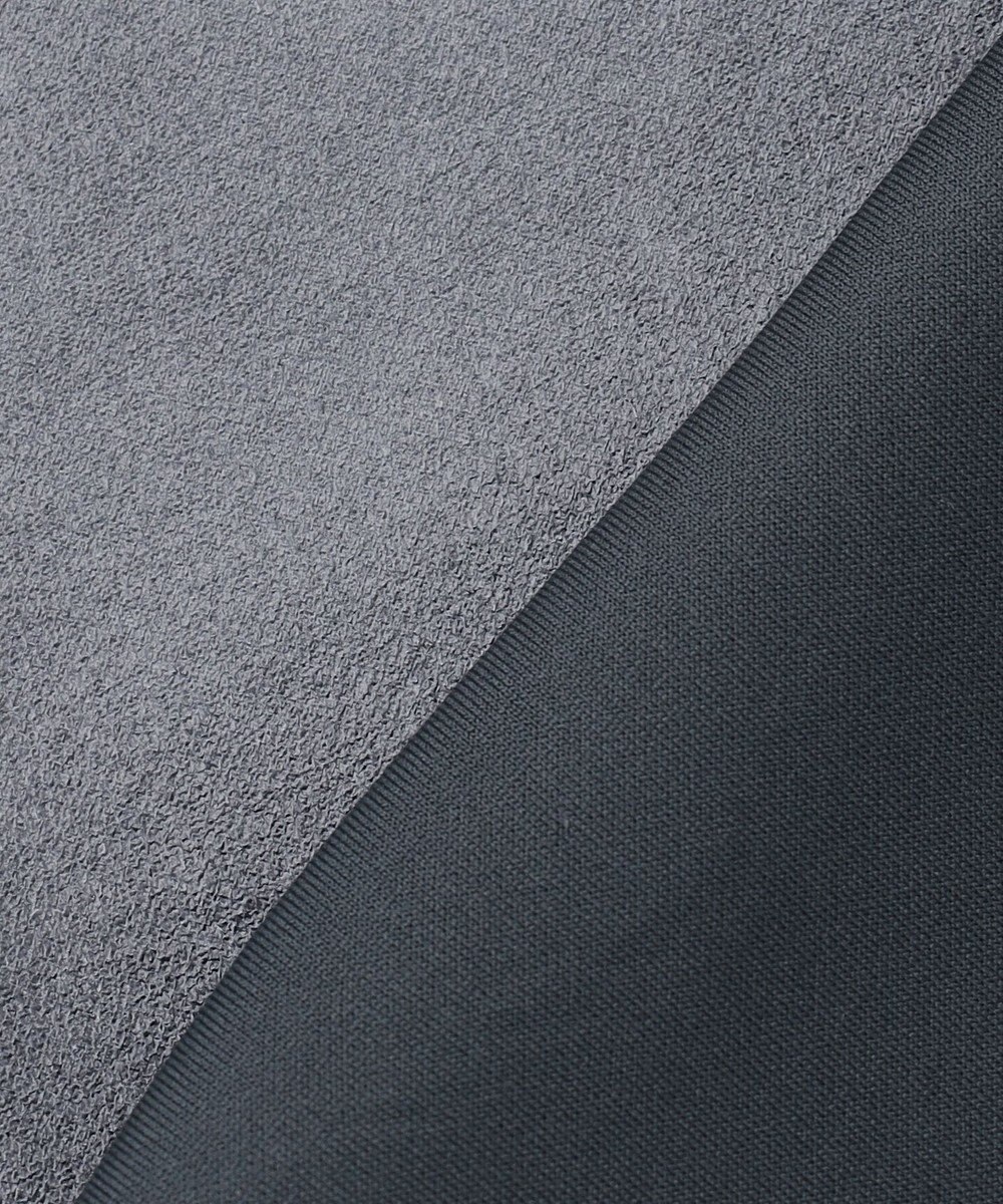 JOSEPH HOMME 新素材【ストレッチ/光沢感】レザーライクジャージーコンビ　フーディー 