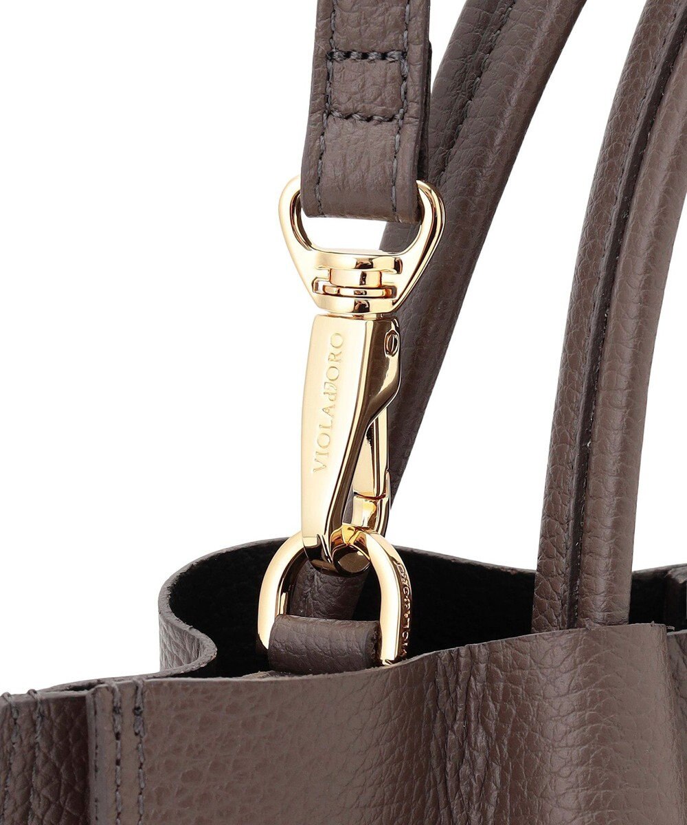 23区 VIOLAd'ORO イタリアンWフェイスレザー トートバッグ 