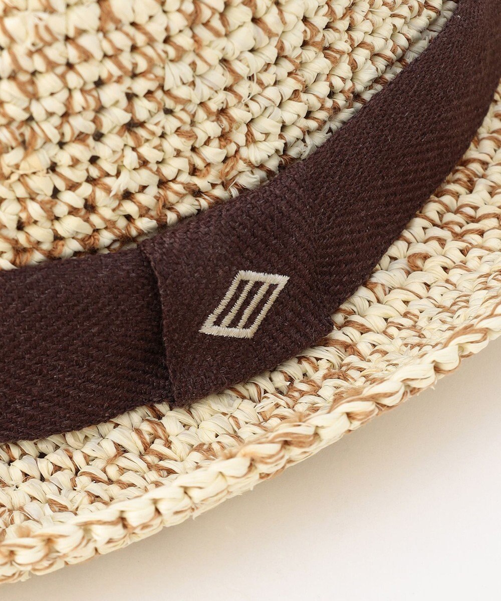 JOSEPH ABBOUD 【サイズ調整可】ラフィアメランジ ハット 