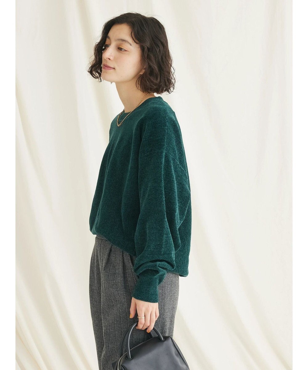 CRAFT STANDARD BOUTIQUE シェニールヤーンニットプルオーバー 