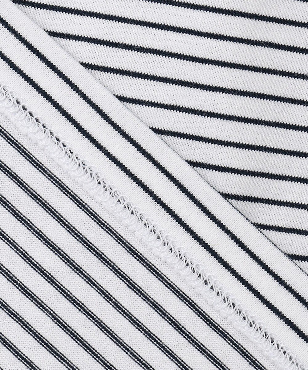 J.PRESS LADIES ニットパーツジャージー ボーダー カットソー 