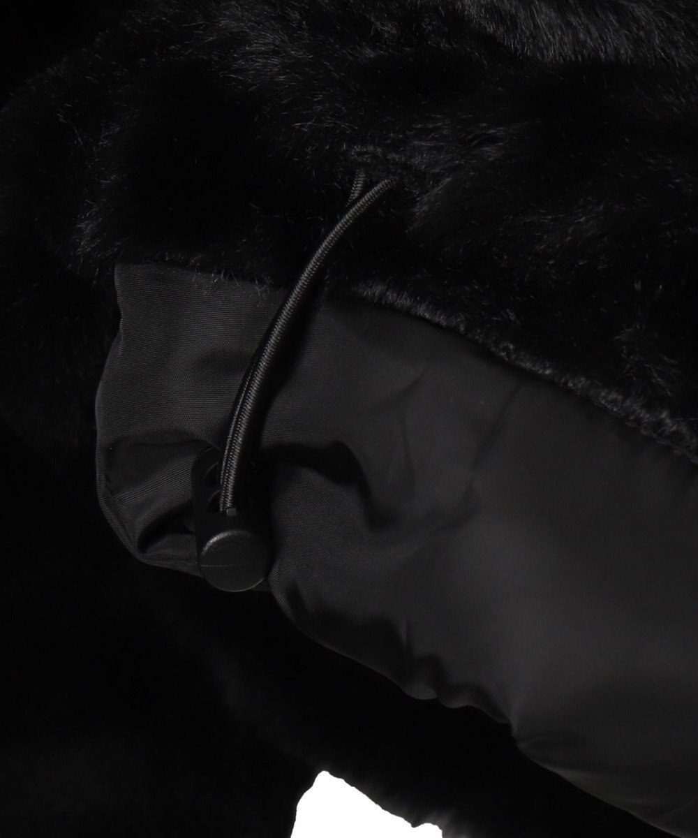 WEGO ファーフードグラフィックブルゾン 