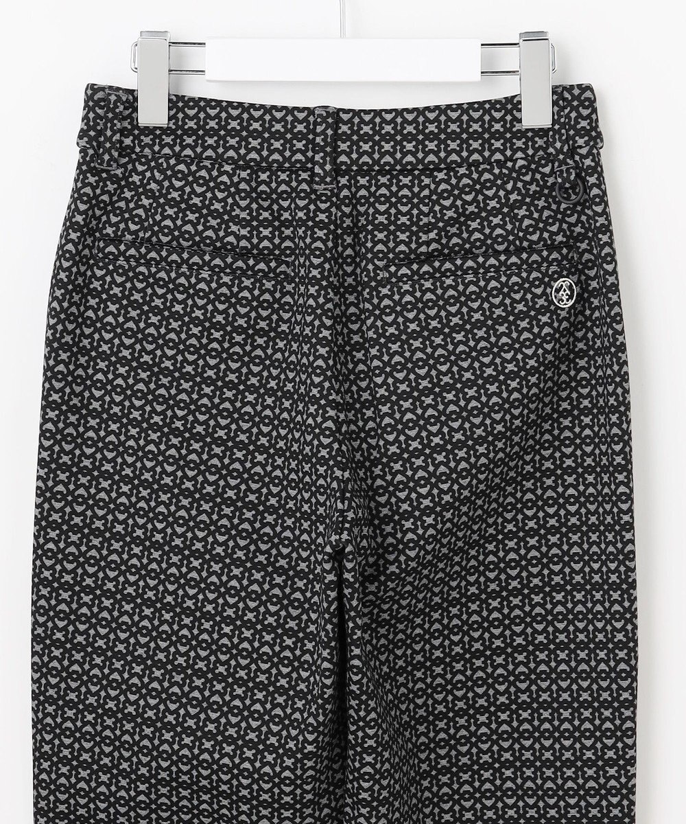 23区GOLF 【WOMEN】裏起毛ジャージーパンツ ストレッチ モノグラム 上品スタイル 