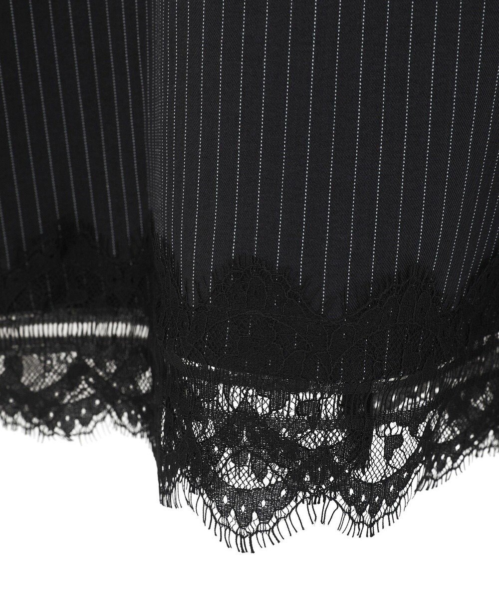 Green Parks ２ＷＡＹレース×ピンストライプキャミソールワンピース 