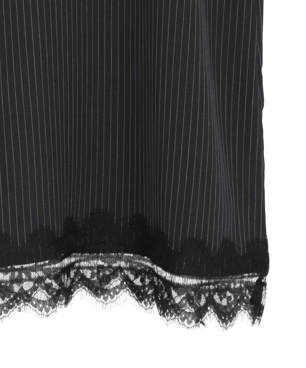 Green Parks ２ＷＡＹレース×ピンストライプキャミソールワンピース 