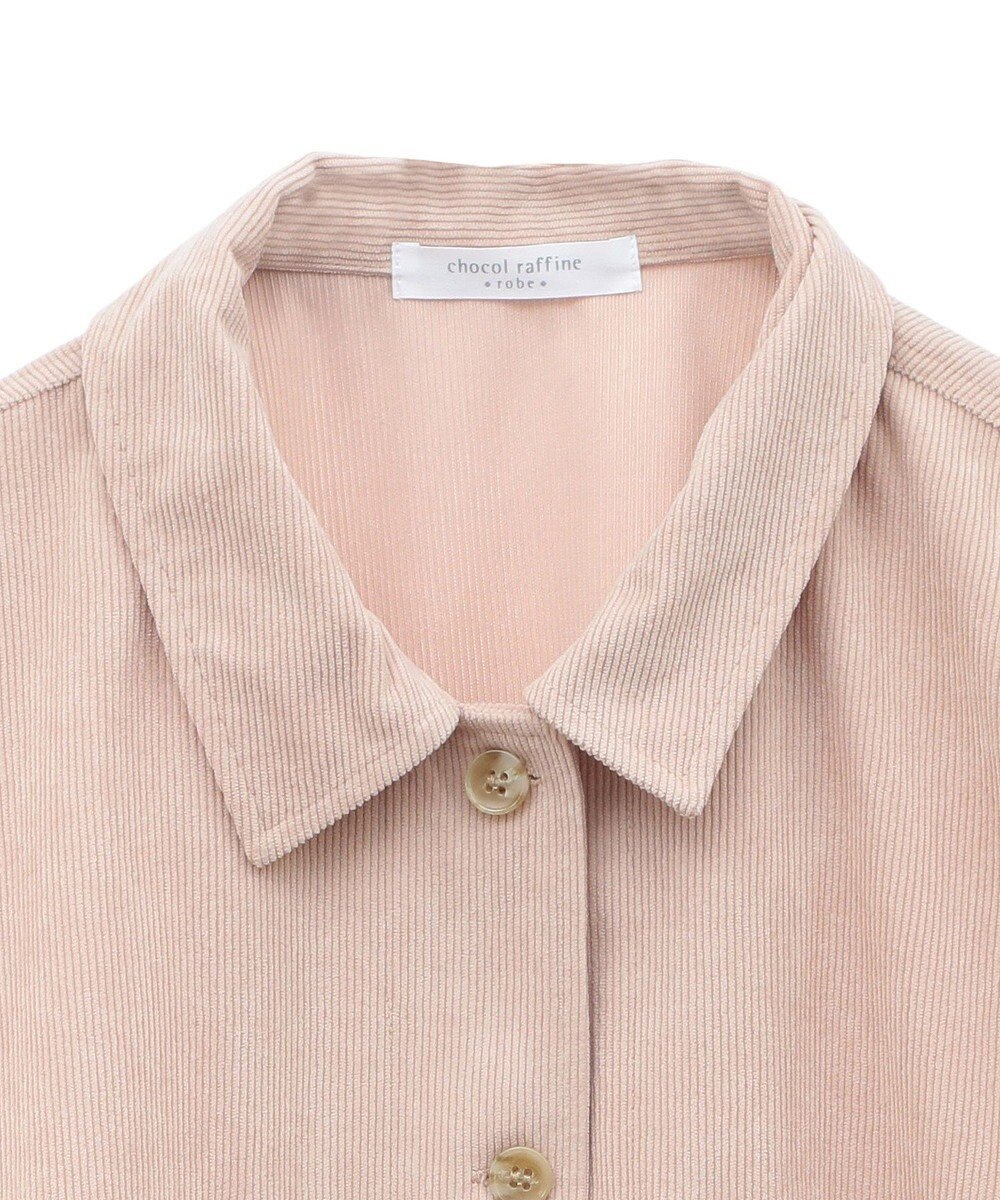 Green Parks ソフトコーデュロイショートシャツ 