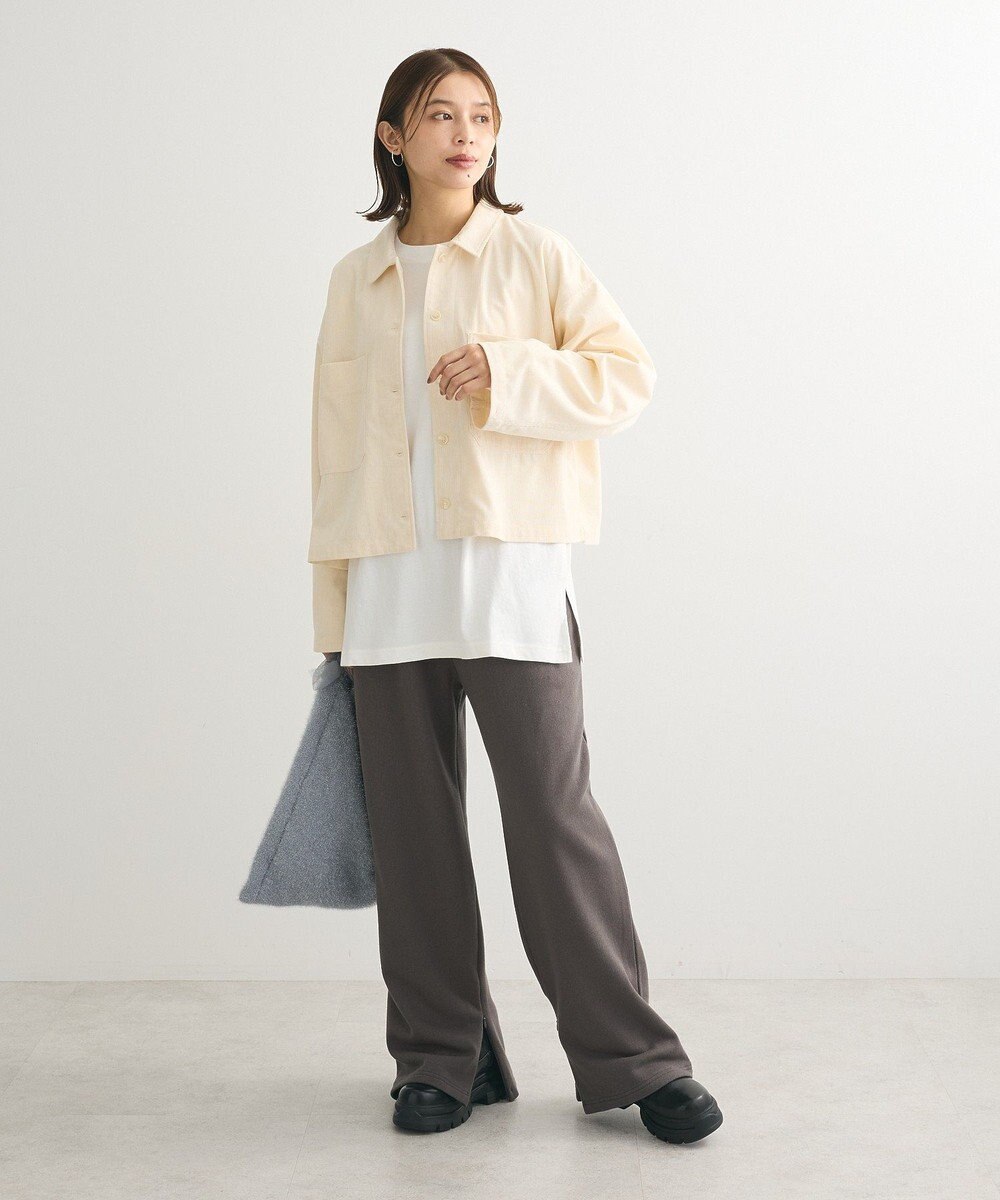 Green Parks ソフトコーデュロイショートシャツ 