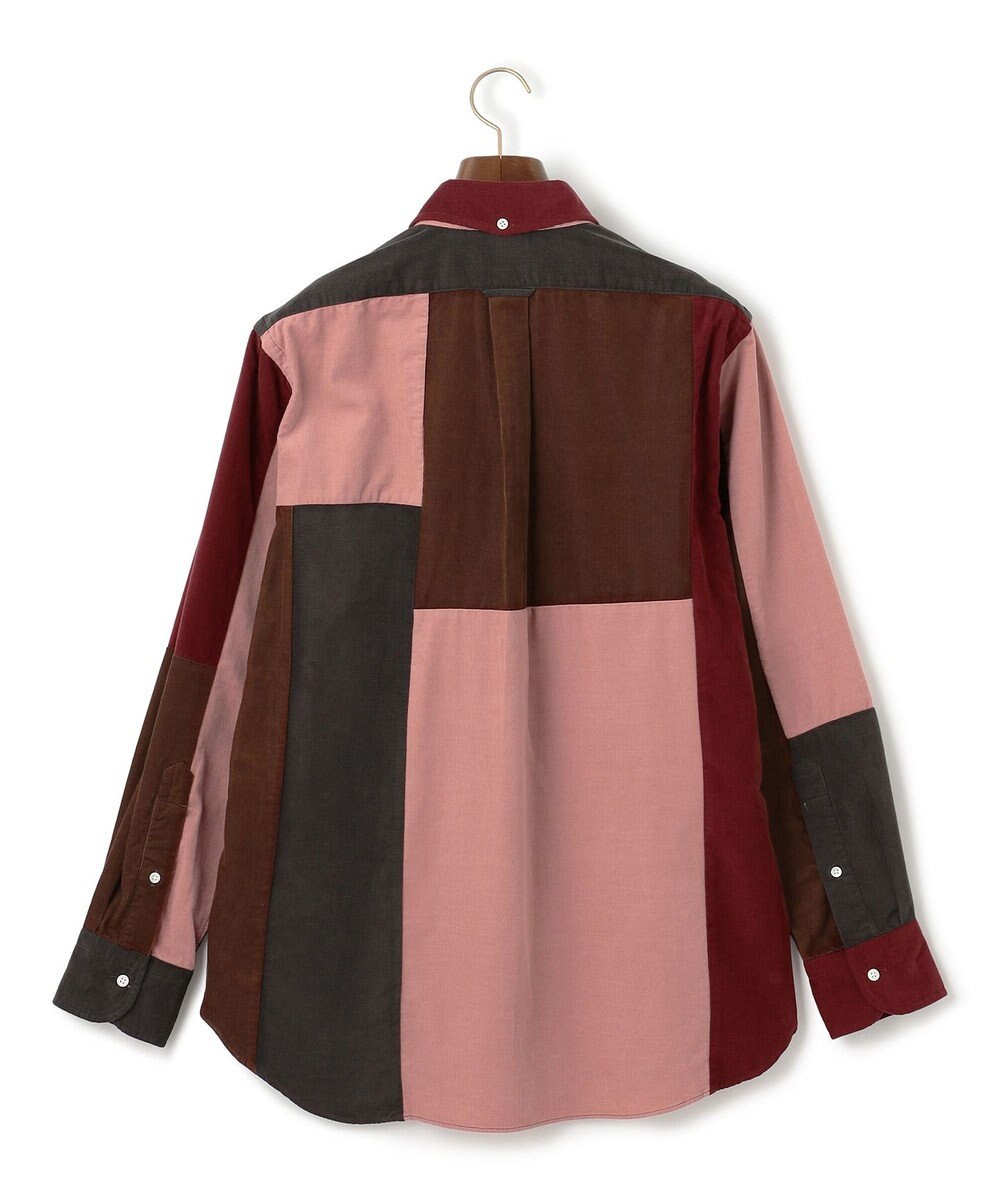 J.PRESS MEN コーデュロイパッチワークシャツ 