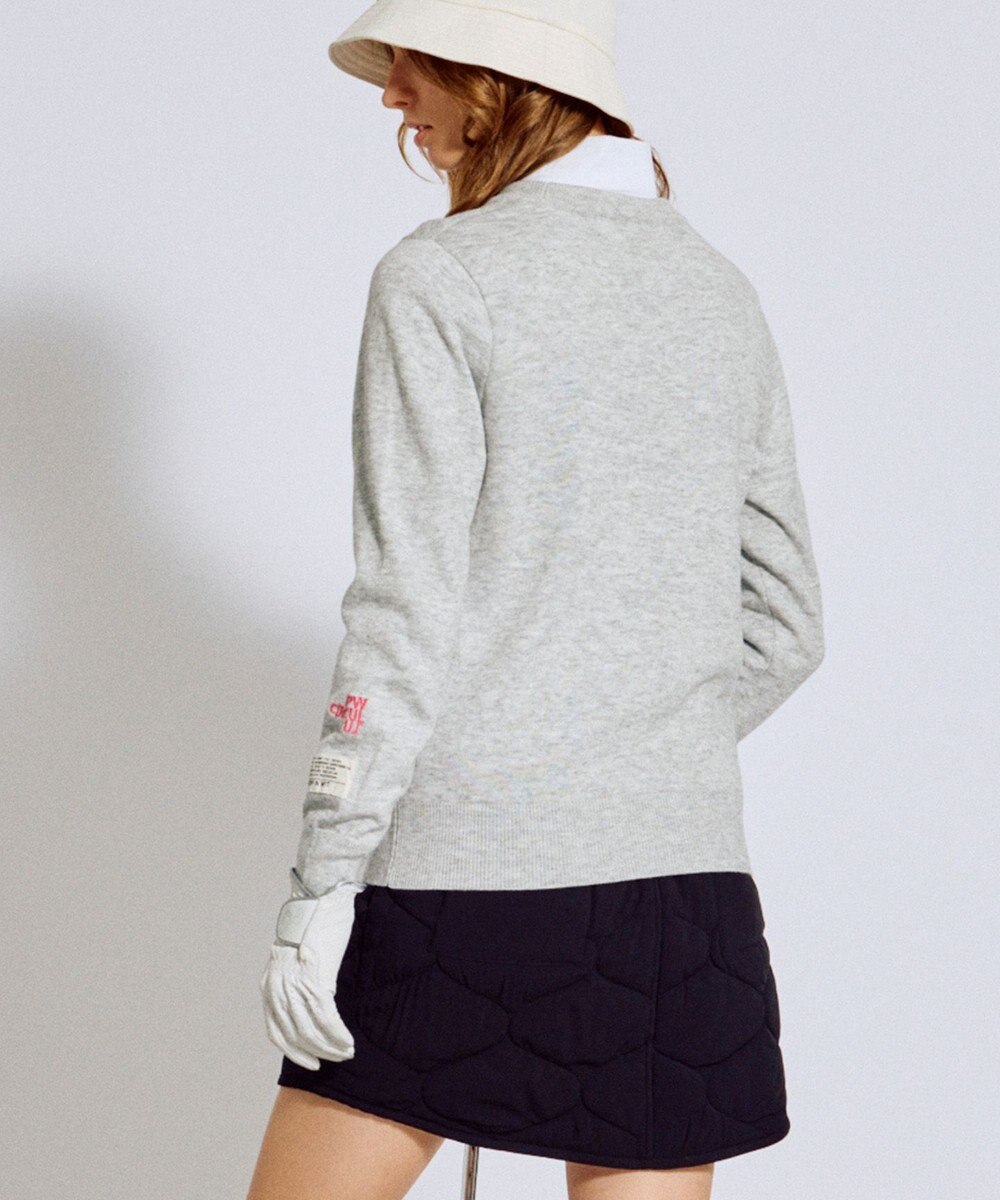 PW CIRCULUS 【WOMEN】Spark cat クルーネックニット ゴルフウェア レディース 