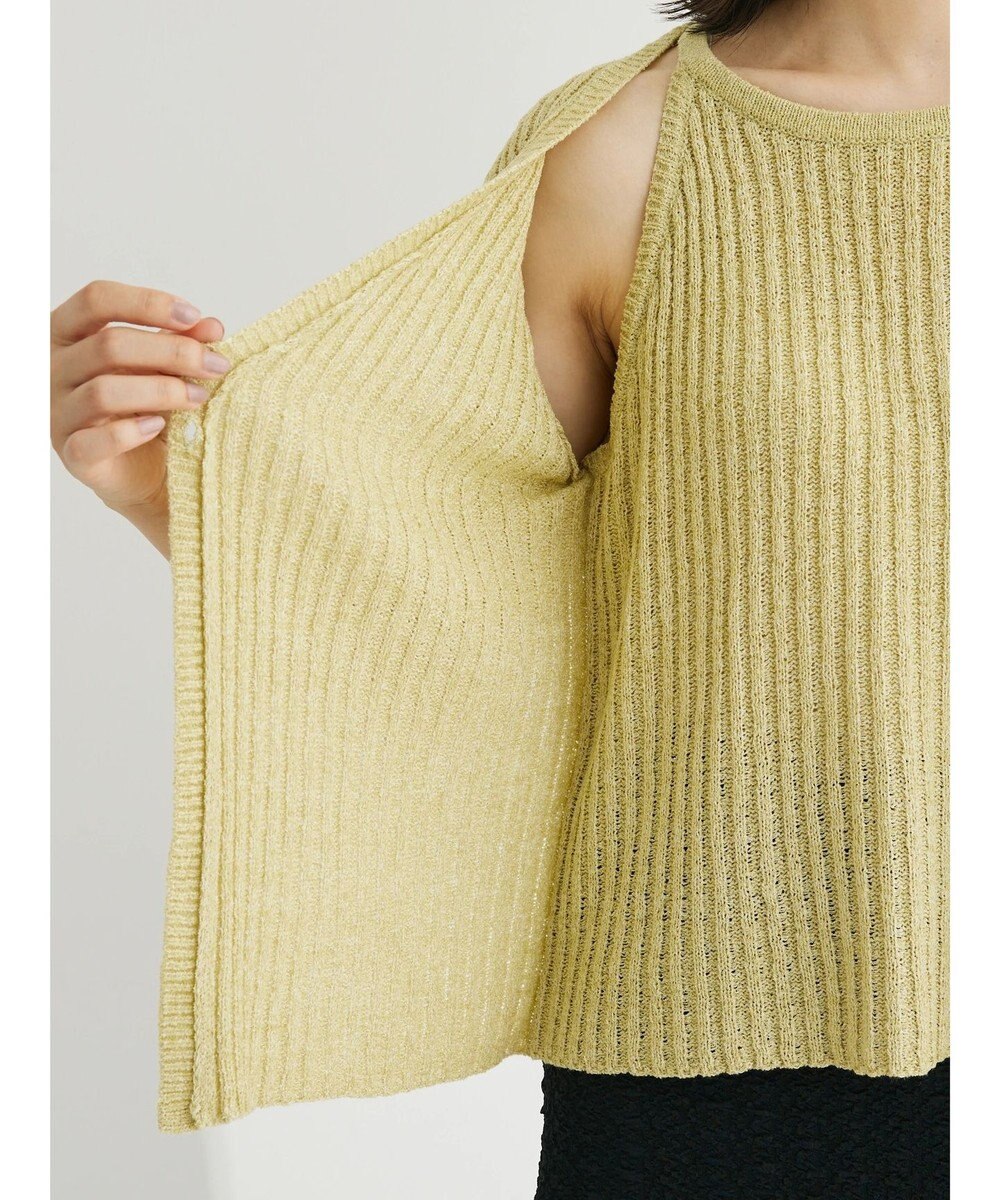 Green Parks テープヤーンドッキングニットプルオーバー 