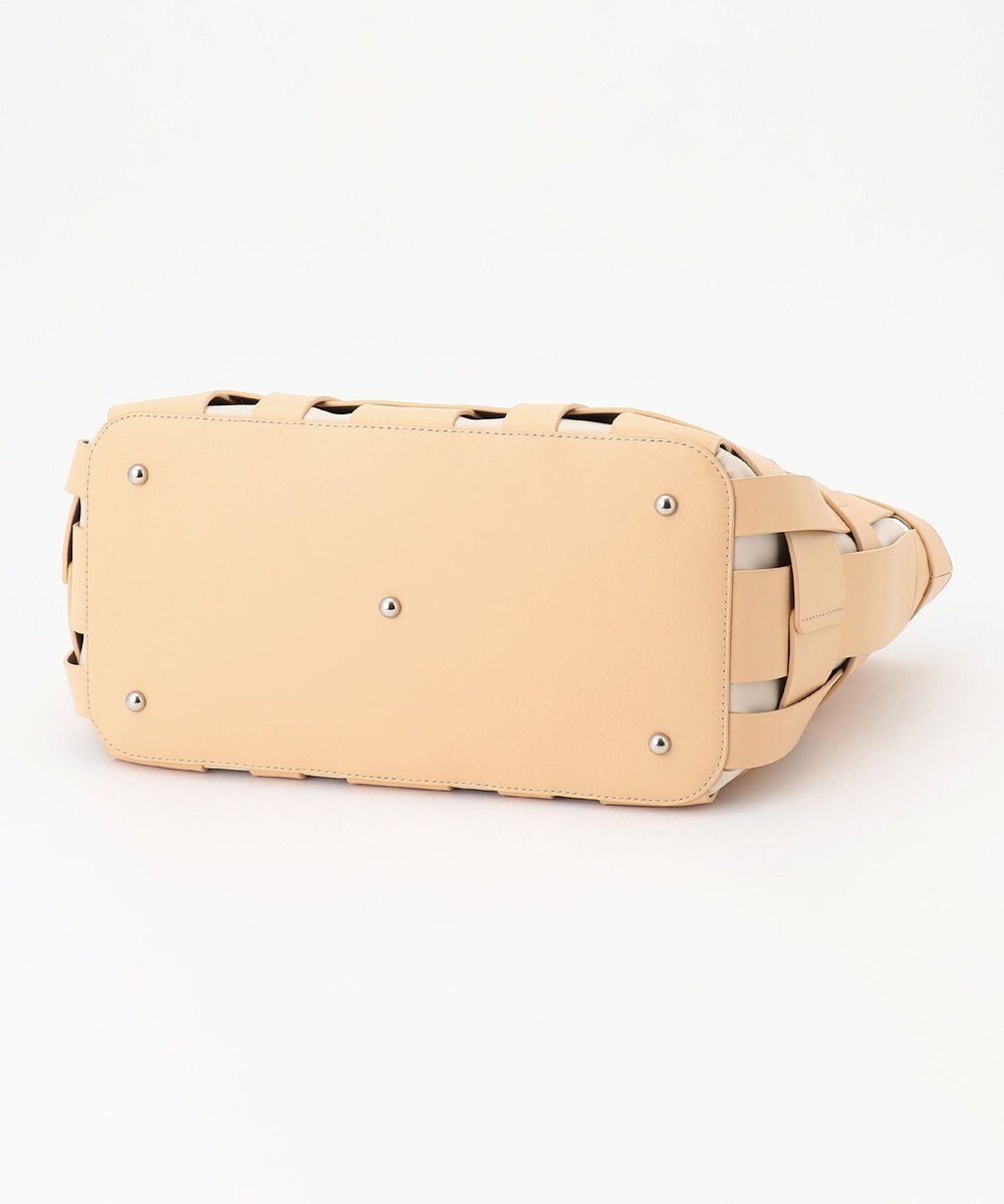 Y'SACCS 【リサイクルレザー】メッシュかごバッグ　large 