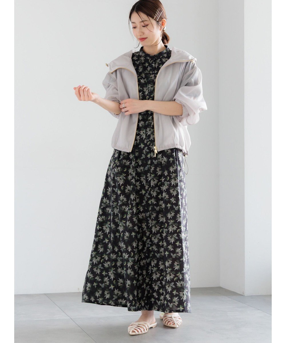 Te chichi 【LIBERTY FABRICS】ウエストタックワンピース 