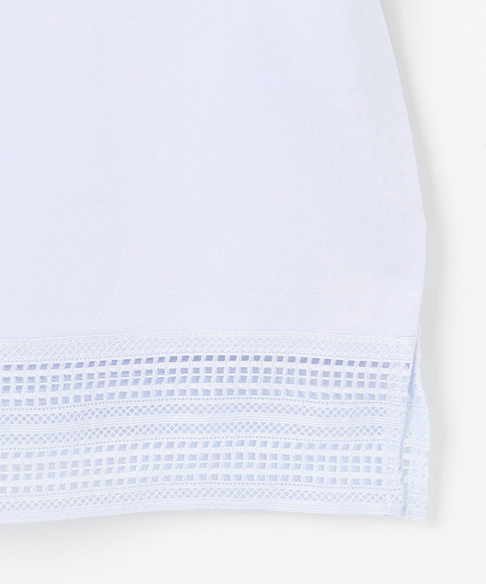 J.PRESS LADIES 【洗える】スムースジャージー レース カットソー 