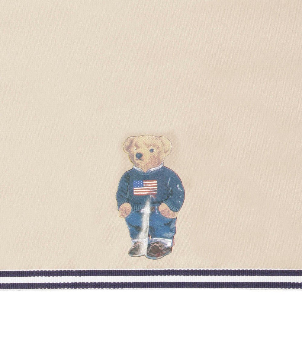 MOONBAT 【WEB限定/遮光率100%/遮熱/UV】POLO RALPH LAUREN（ポロ ラルフローレン）晴雨兼用日傘 ワンポイント ポロベア 折りたたみ傘 ポーチタイプ 