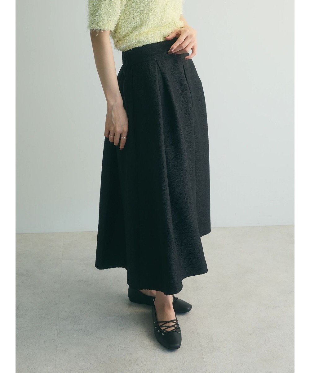 Green Parks ａ．ジャガードタックスカート 