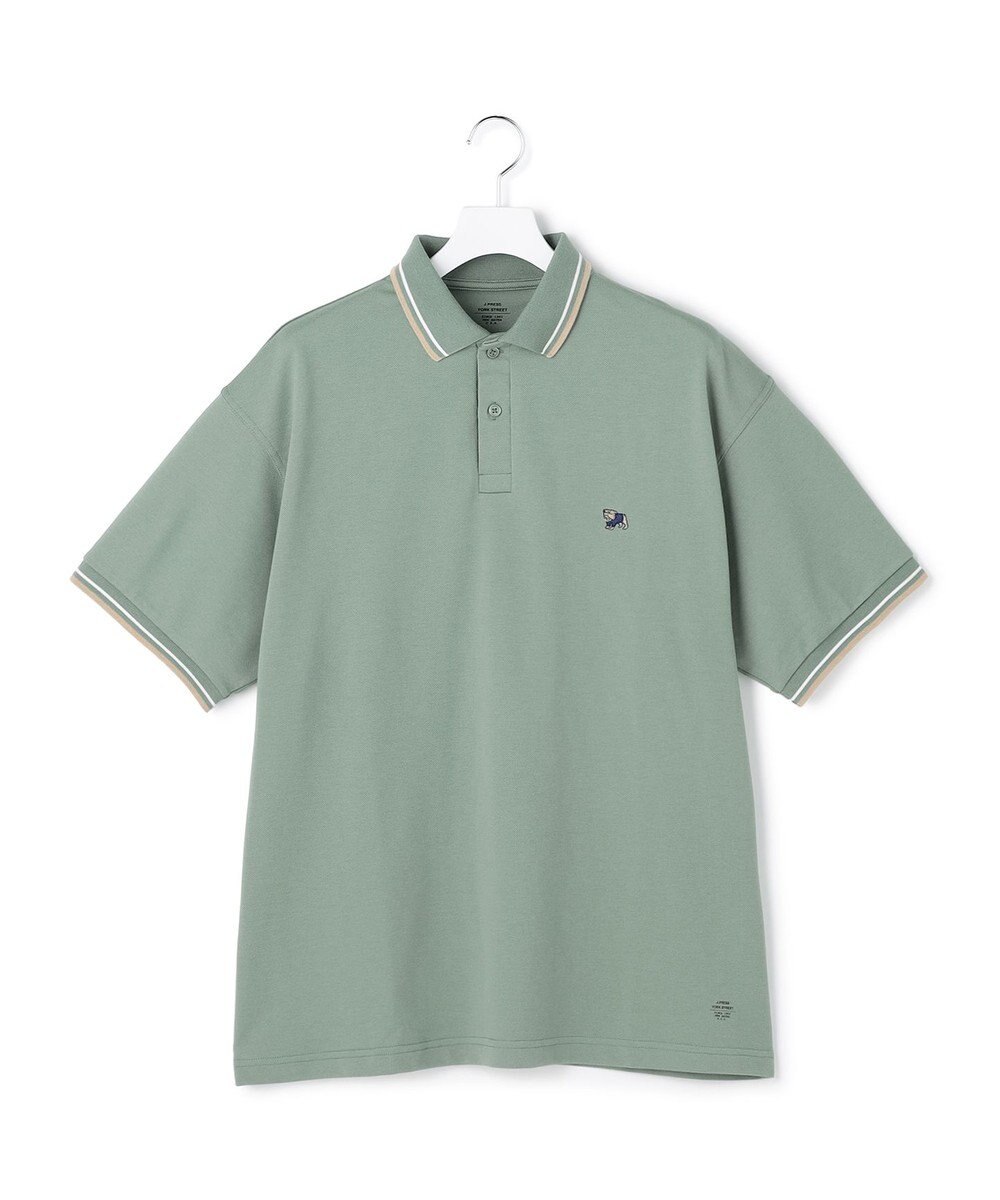 J.PRESS YORK STREET 【UNISEX】ブルドックワッペン カノコ ポロシャツ 