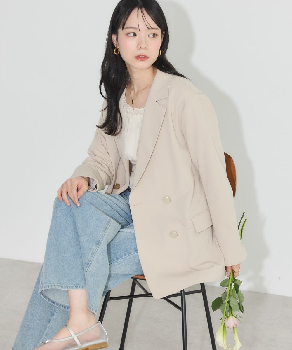 earth music&ecology ダブルテーラードジャケット 