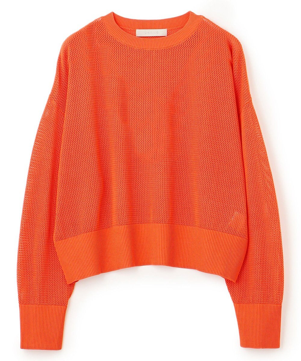 UNFILO メッシュニットプルオーバー 