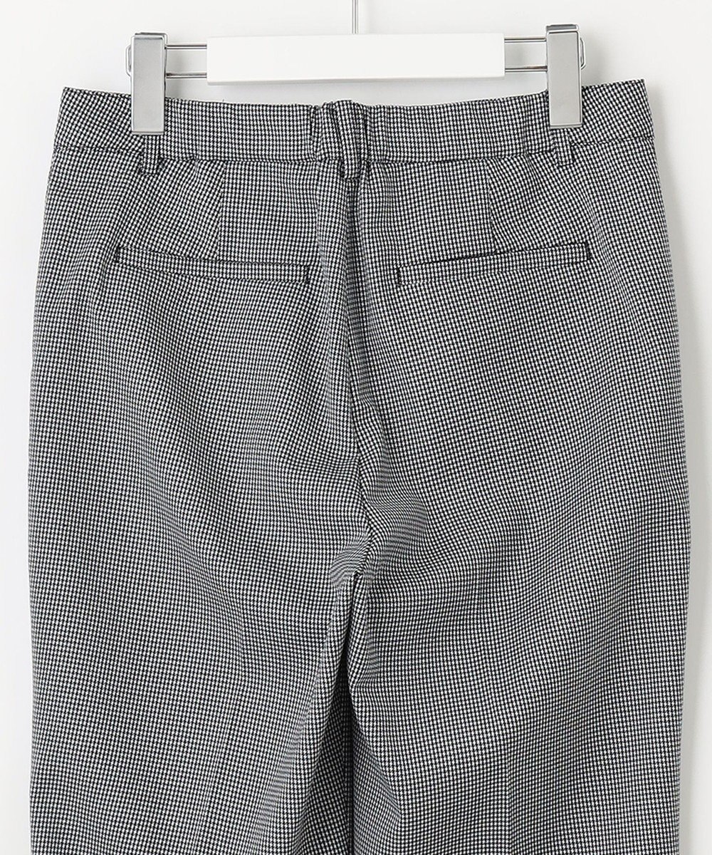 J.PRESS LADIES L 【洗える】シャークスキンハウンドトゥース テーパード パンツ 