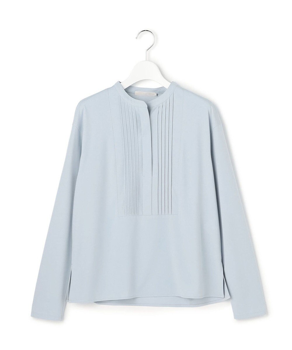 ICB L イージージョーゼット ピンタックカットソー 