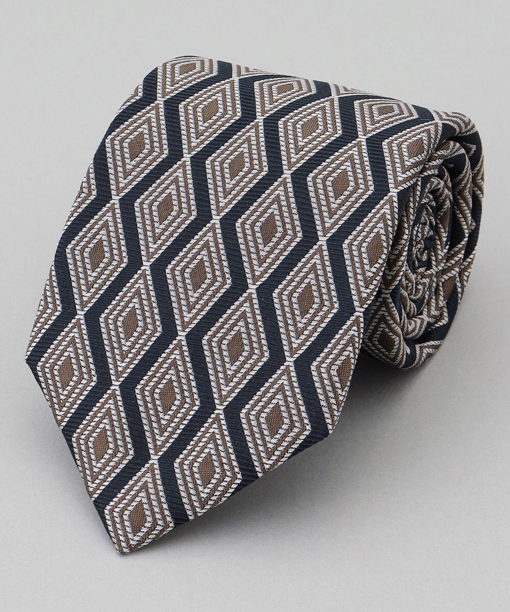 GOTAIRIKU GOTAIRIKU別注【日本製】シルク ネクタイ_ダイヤ柄 