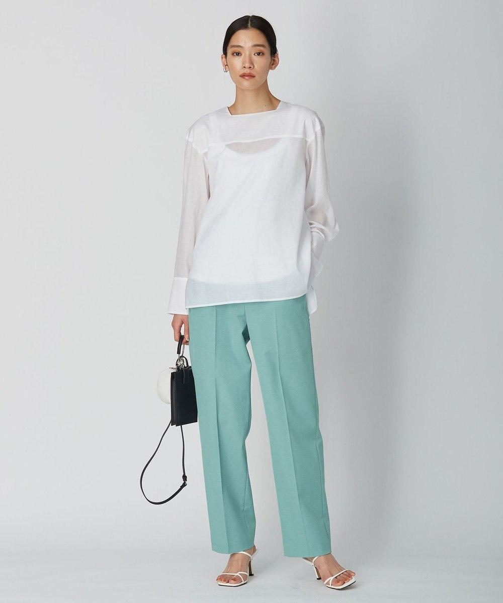 ICB 【洗える】 LooseWeave ワイドストレートパンツ 