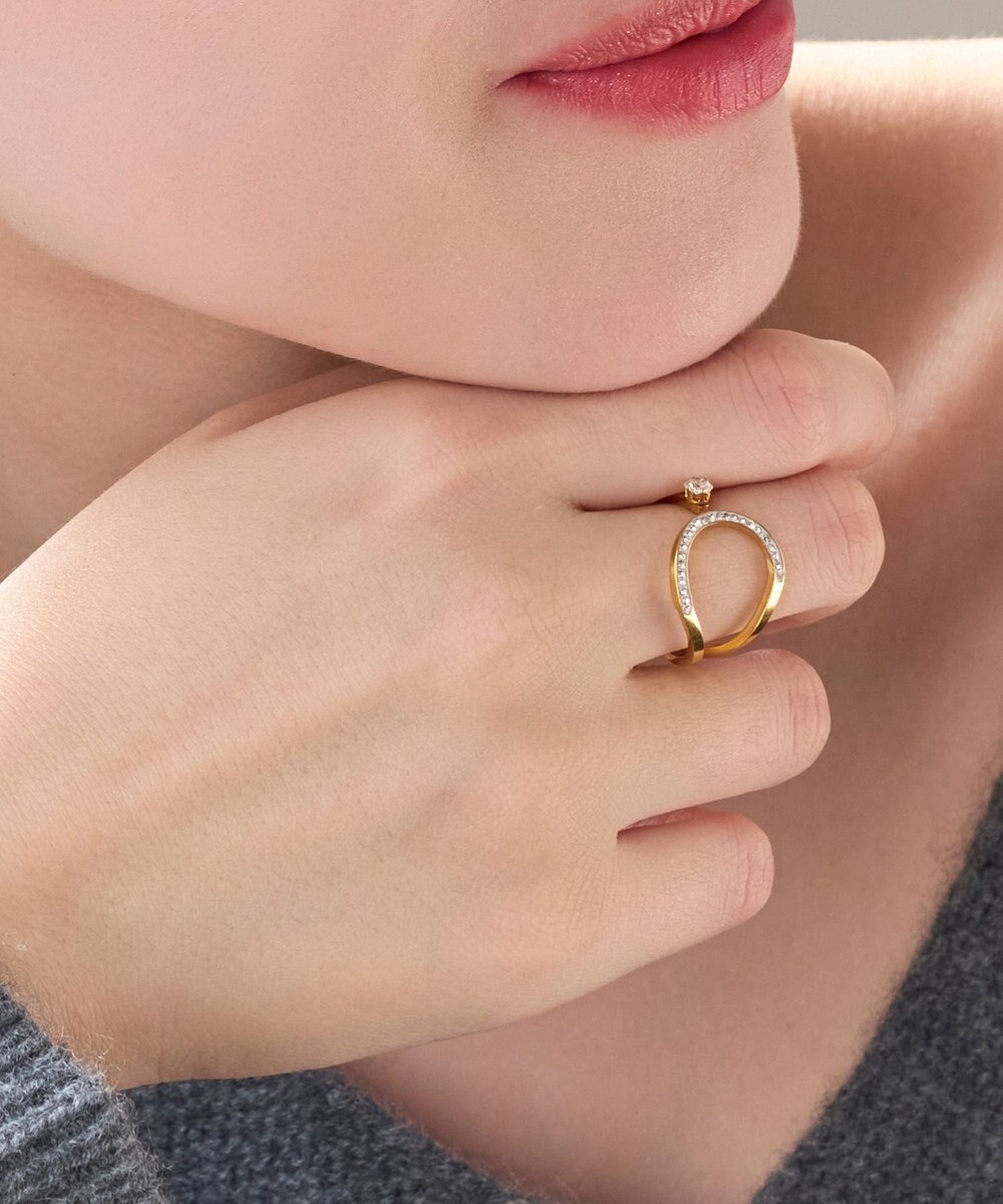 Phoebe 【金属アレルギー対応】カバービジューリング/サージカルステンレス 