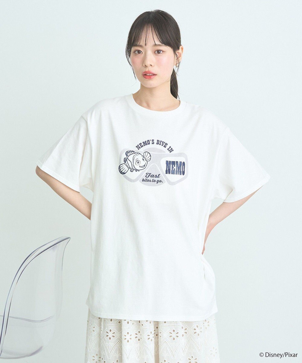 earth music&ecology Ｆｉｎｄｉｎｇ　Ｎｅｍｏ／シリコンプリントＴシャツ 