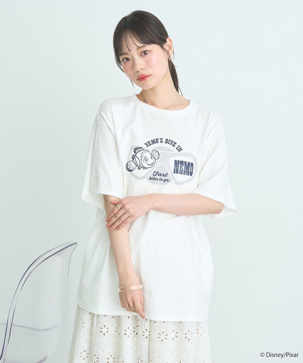 earth music&ecology Ｆｉｎｄｉｎｇ　Ｎｅｍｏ／シリコンプリントＴシャツ 