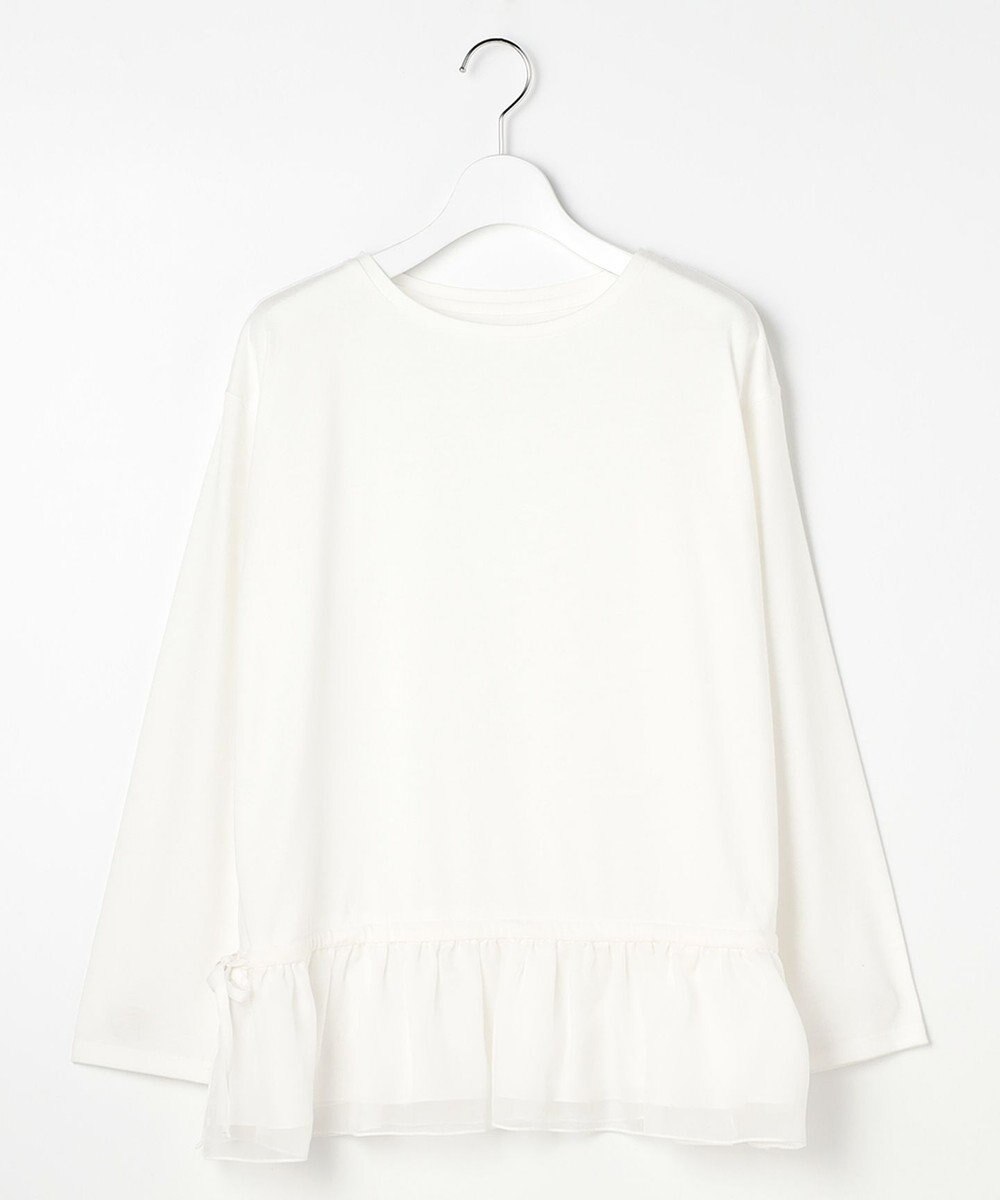 Feroux フリルぺプラム カットソー 