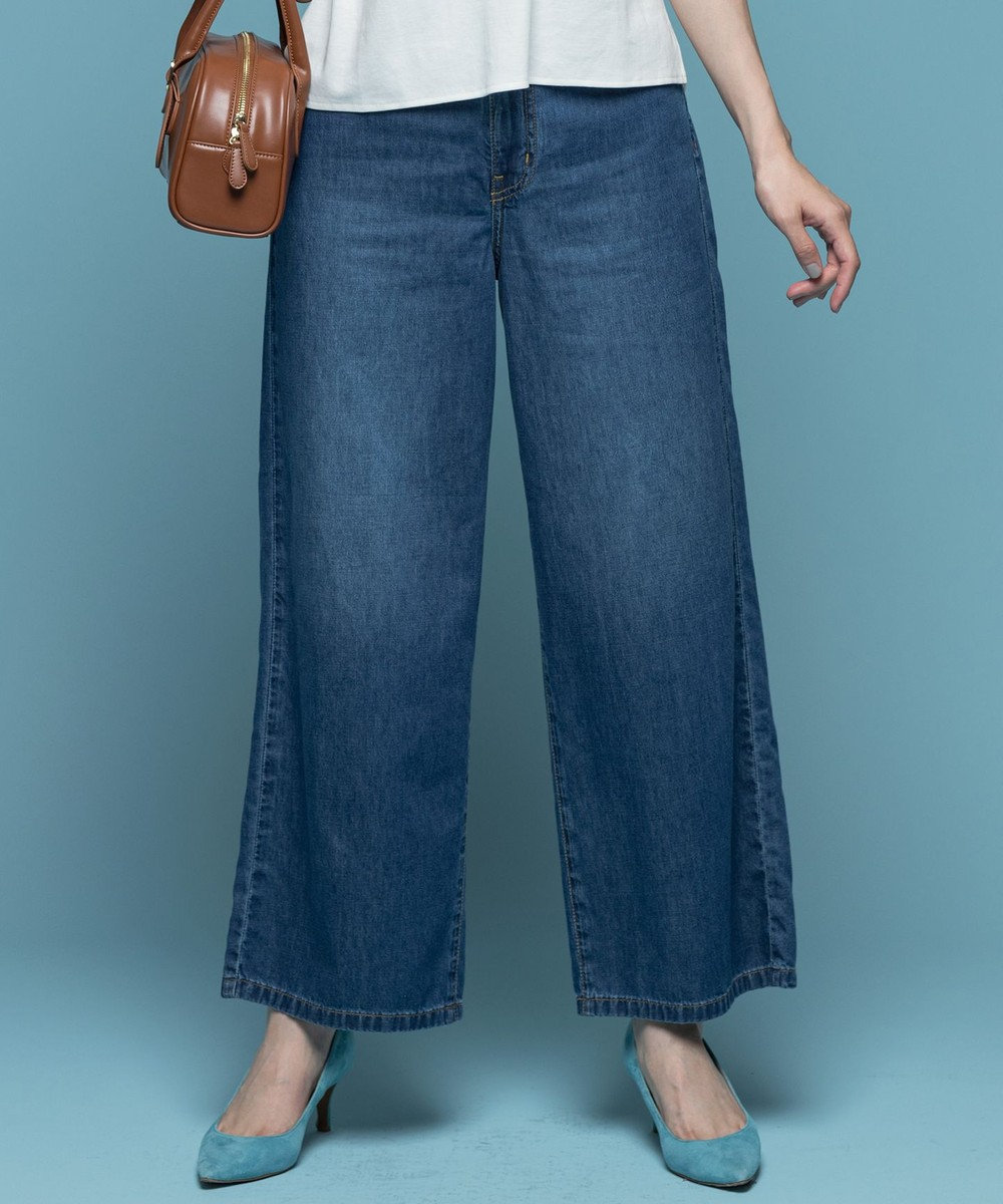 組曲 スーパーライト デニムパンツ 