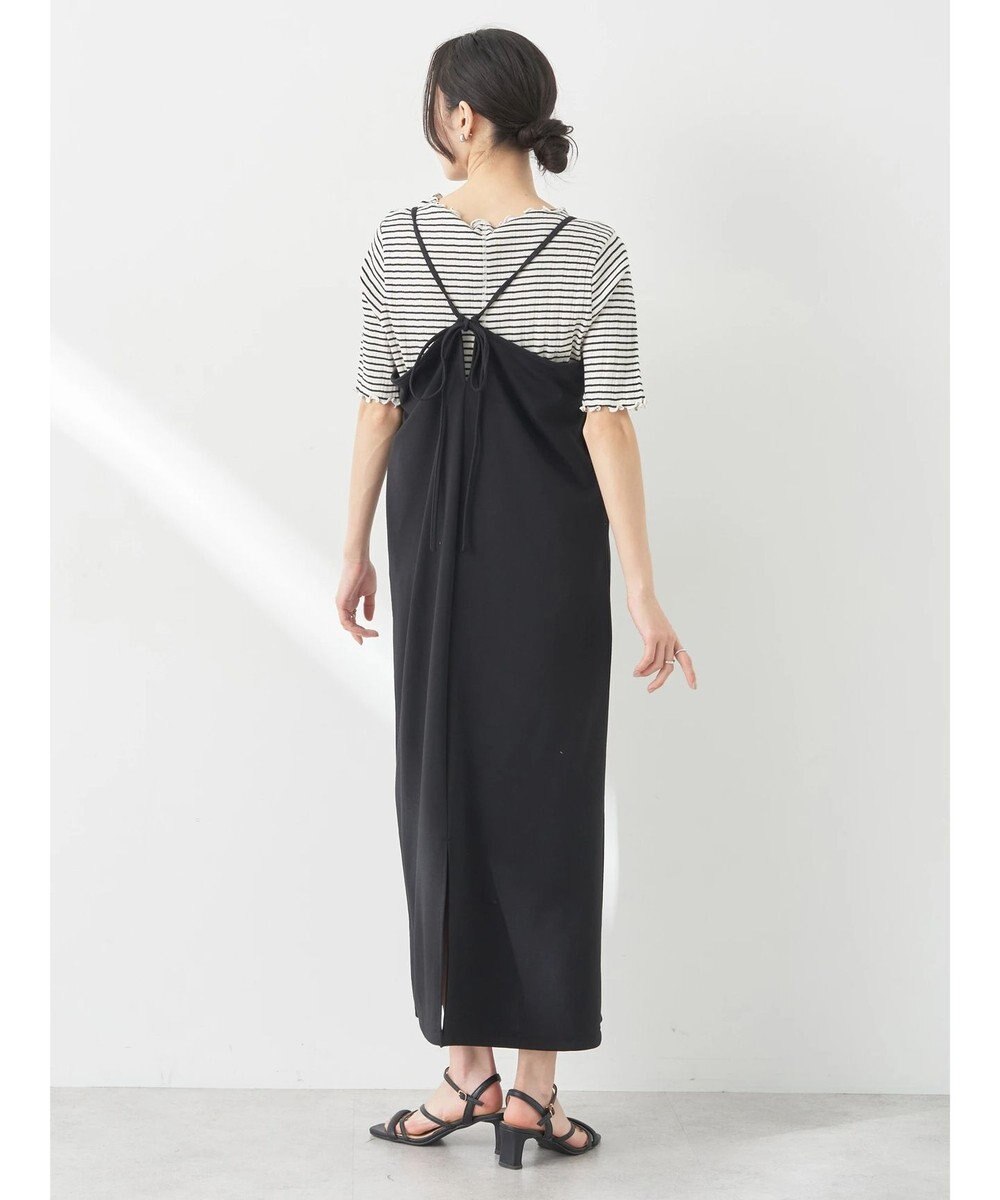 earth music&ecology ＳＥＴ２点ドビーショートブラウス＋キャミワンピース 